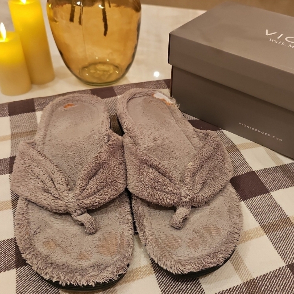 Vionic Gracie Slippers Light Grey Women's Houseshoes
